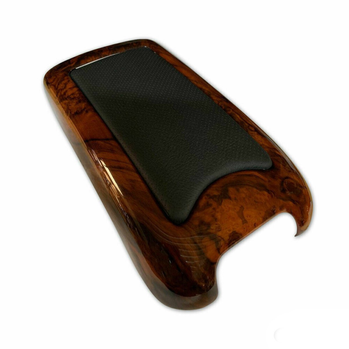 Mercedes C Class W203 Armrest Box Lid - Omac - Wood-Leather - '01-'09 Mercedes C Class W203 Armrest Box Lid - Omac - Wood-Leather - '01-'09